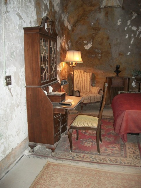 Take a look a the armchair at the rear of the cell and decide for yourself. 
