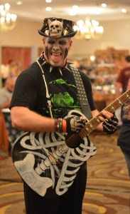 My neighbor was a human jukebox. 