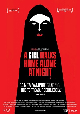 A girl walks home alone